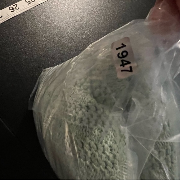 NWT Y2K Floral Ribbon Cami Sweater Linen Blend Sz L Petite Pastel Green Pink - Picture 11 of 11